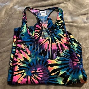 PINK  women’s medium racerback tank worn ONCE